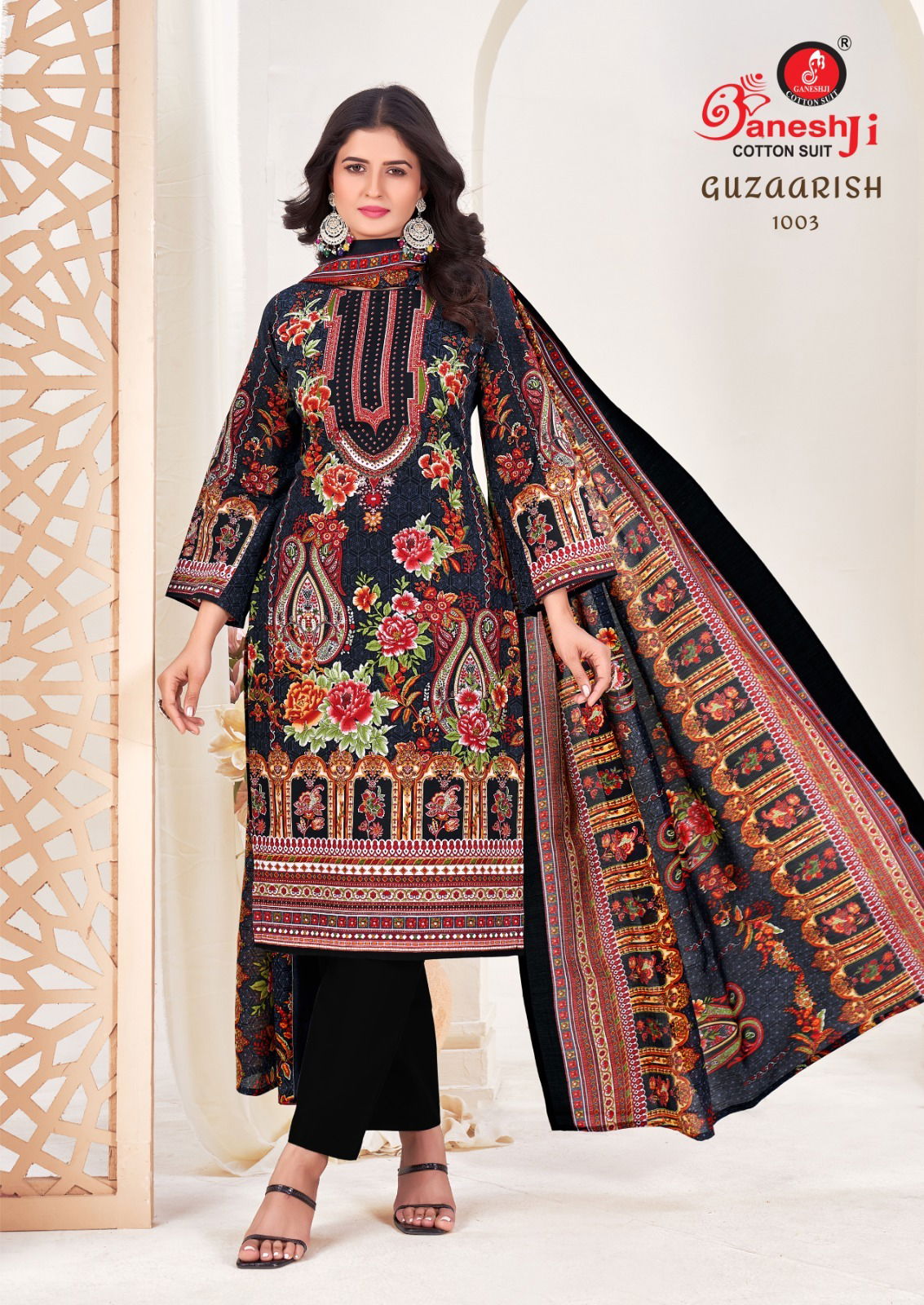 Guzaarish Vol 1 By Ganeshji Cotton Printed Dress Material Exporters In India